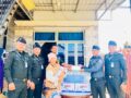 ក្រុមការងារ អាវុធហត្ថរាជធានីភ្នំពេញ ចុះសួរសុខទុក្ខដល់សមាជិកចំនួន២នាក់ ដែលមានប្រពន្ធទើបសម្រាលកូន!